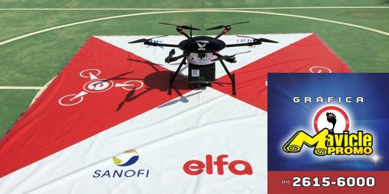 Entregas com drones são a nova aposta do grupo Sanofi e Grupo Elfa   Imã de geladeira e Gráfica Mavicle Promo