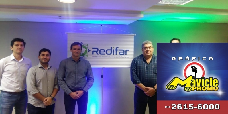 Redifar: a primeira rede nacional de distribuição de medicamentos   Imã de geladeira e Gráfica Mavicle Promo