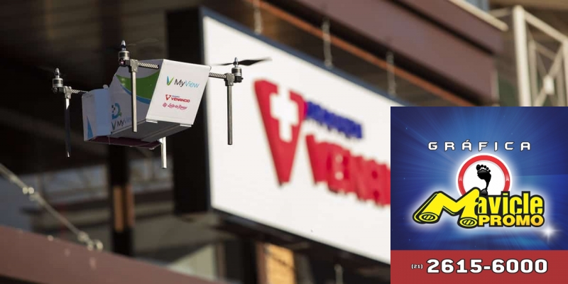 Farmácia Venâncio faz a primeira entrega comercial com aviões não tripulados
